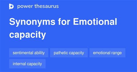 capacity synonym|emotional capacity synonym.
